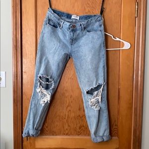 Ripped Boyfriend Jeans from American Eagle